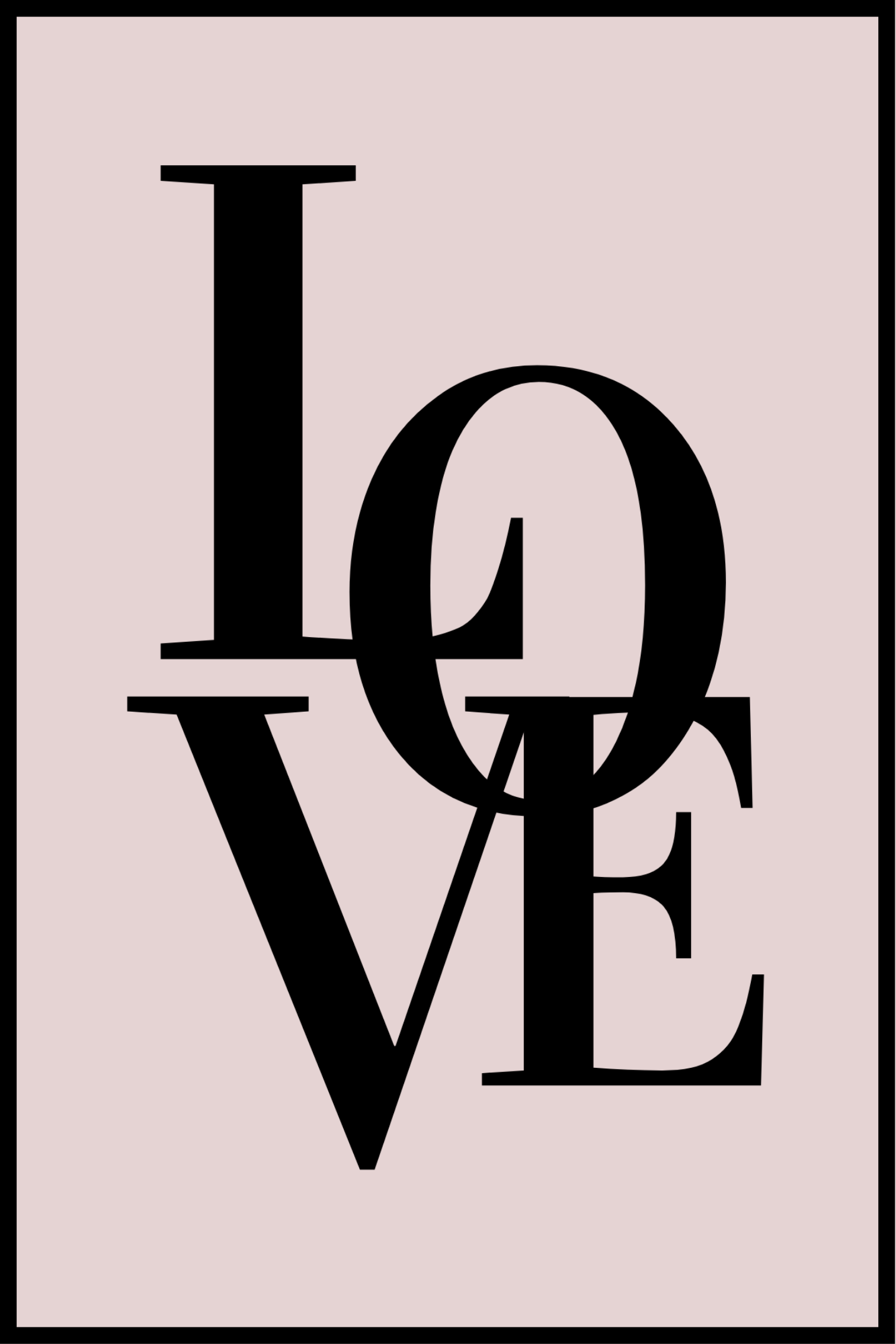 Love 1 plakat