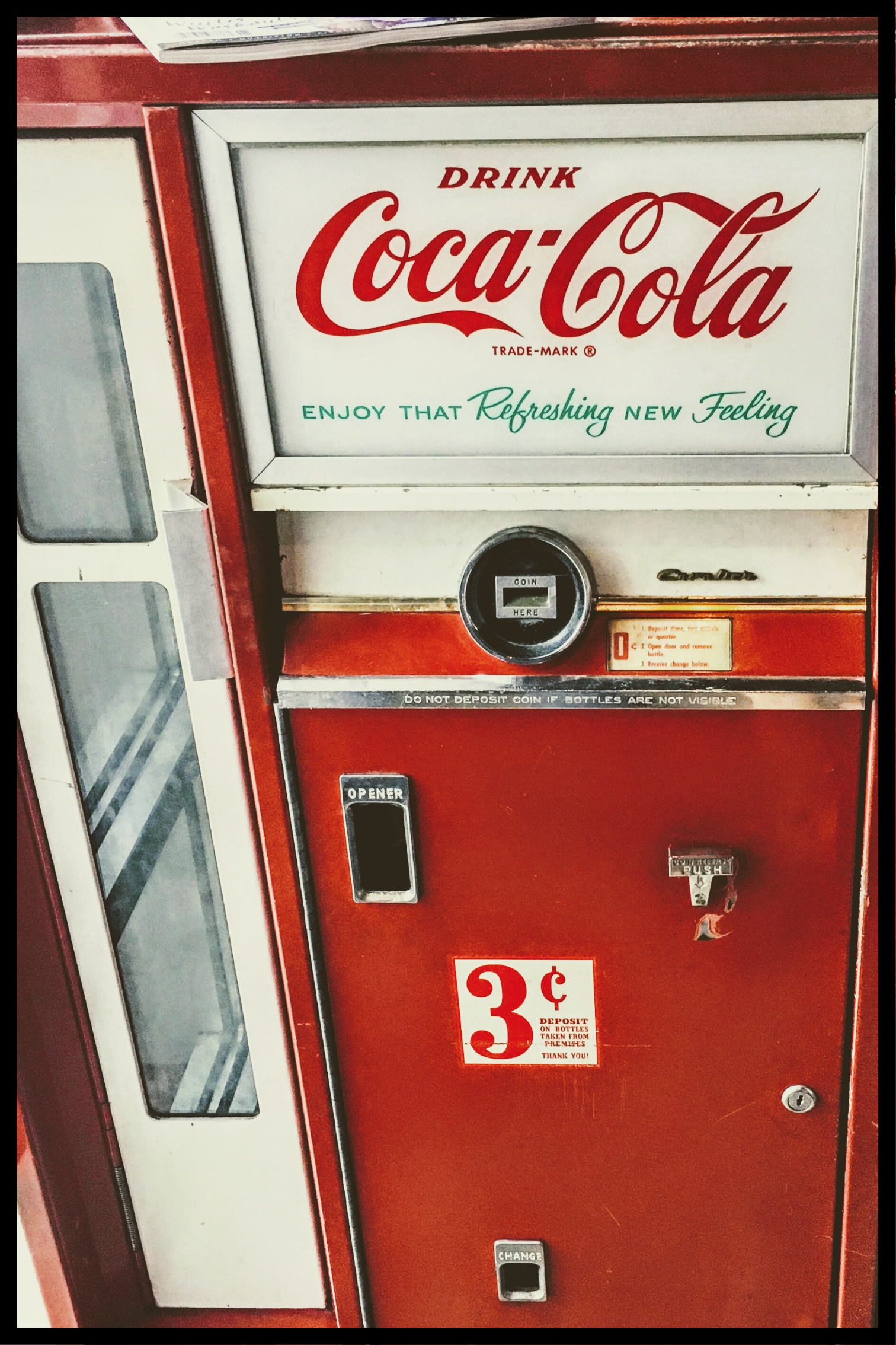 Coca oldschool plakat