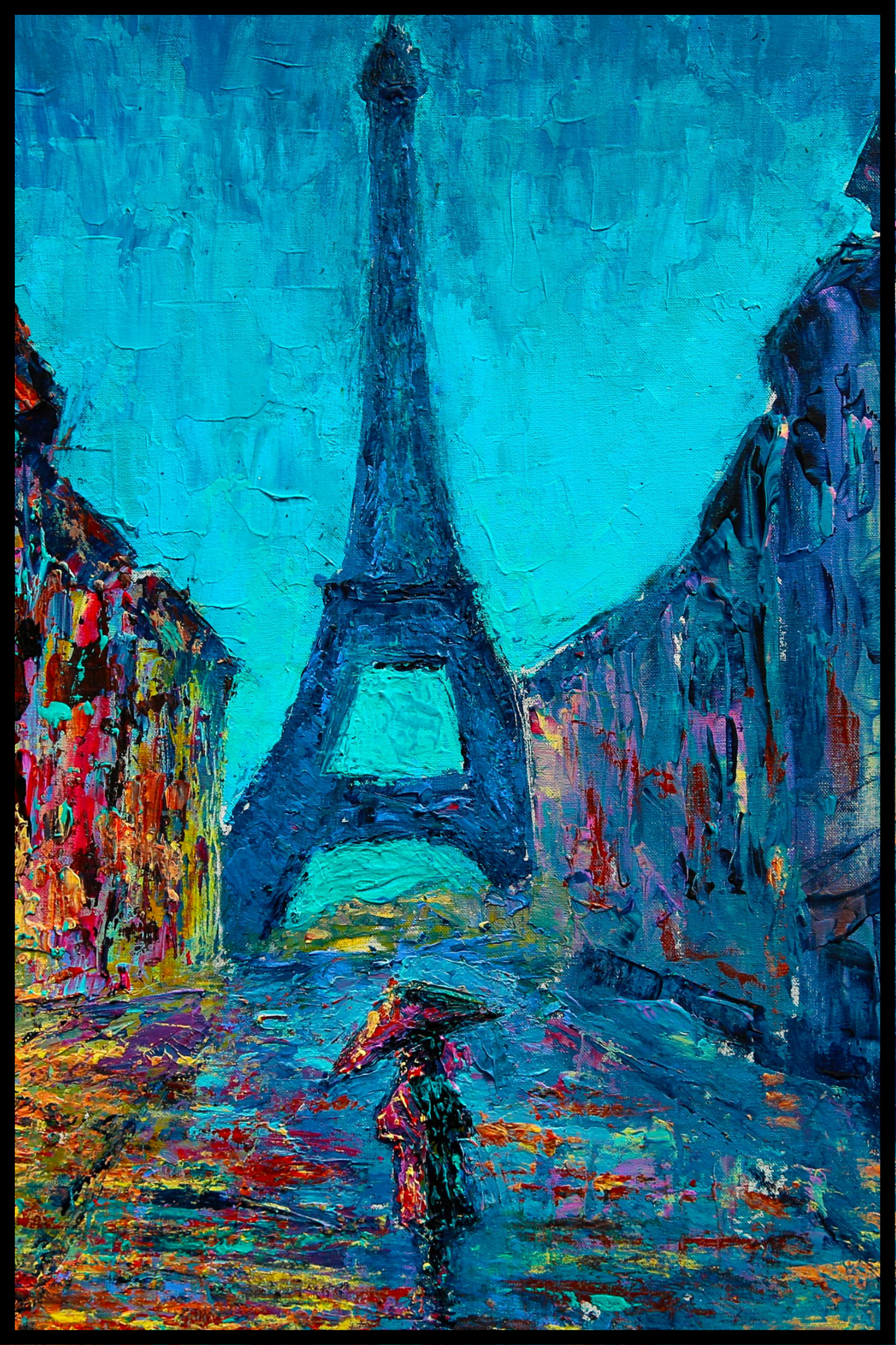 Eiffel kunst plakat