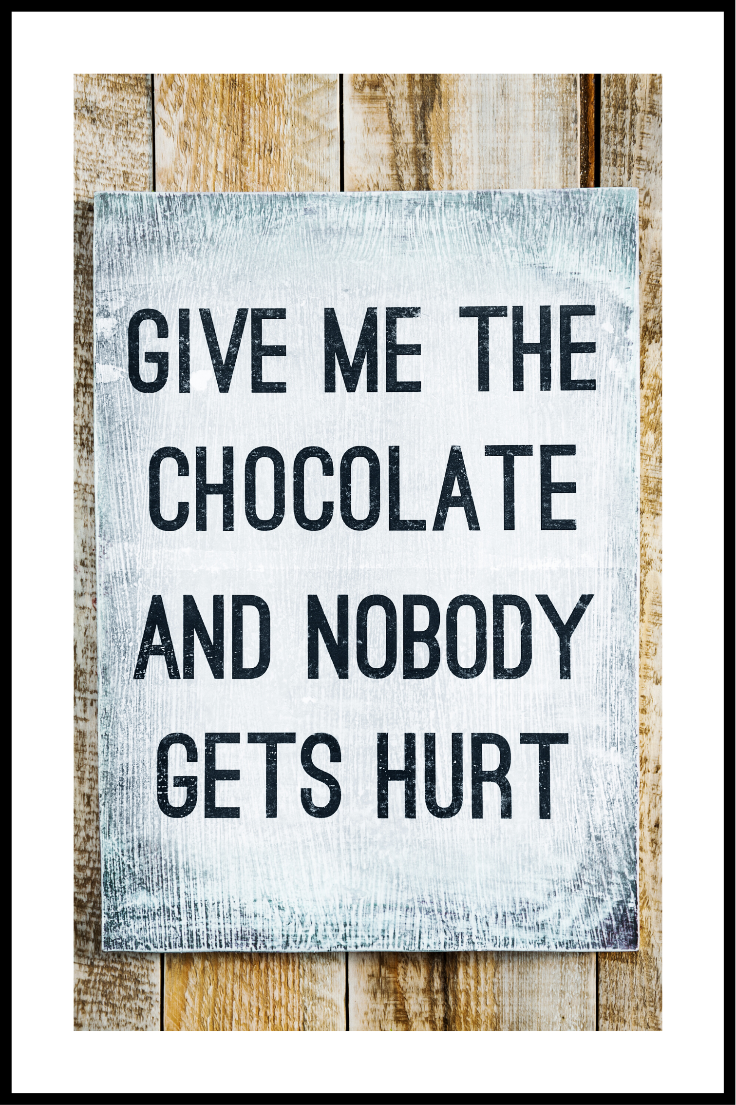 Give me chocolate plakat