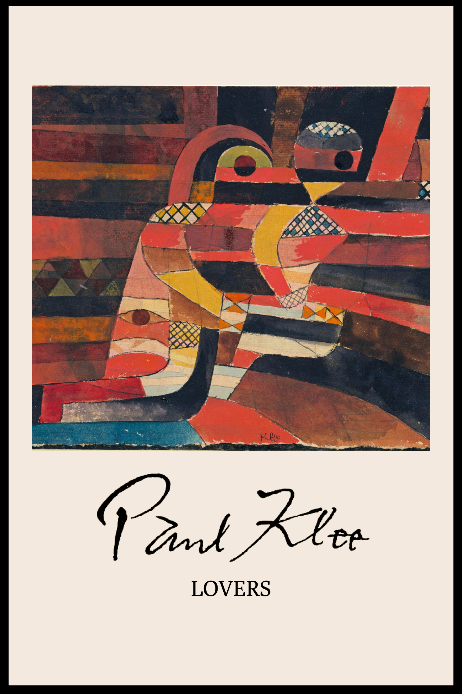 Lovers Paul Klee plakat