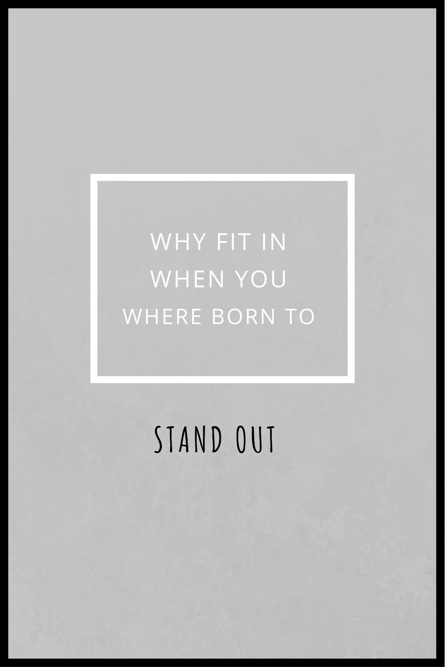 stand out plakat