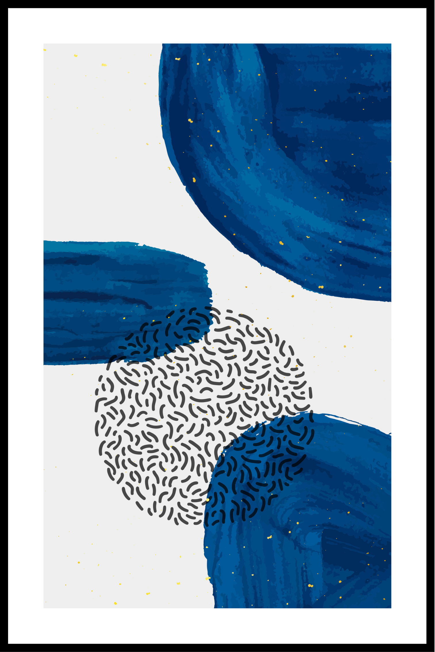 Blue art no. 1 plakat