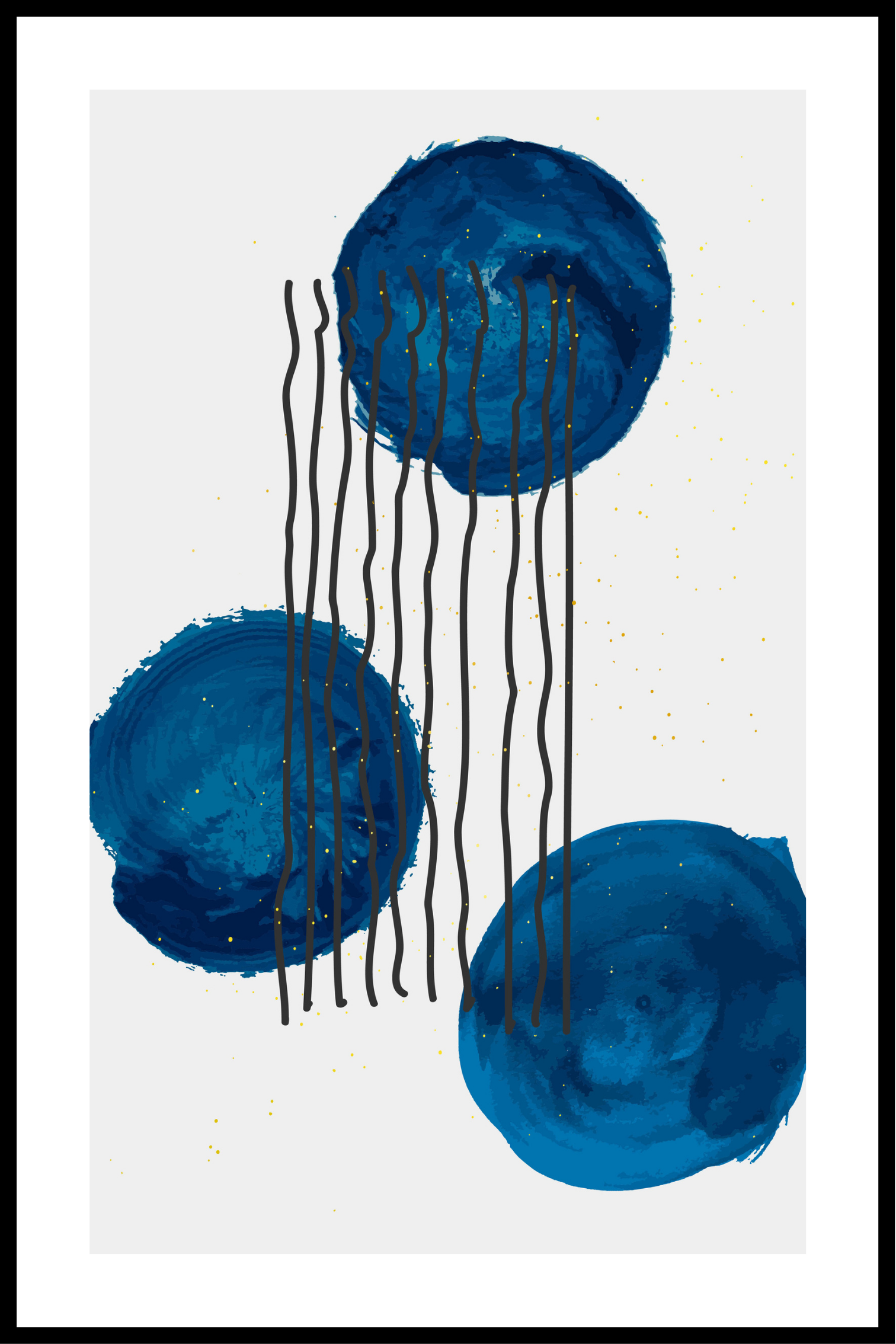 Blue art no. 2 plakat