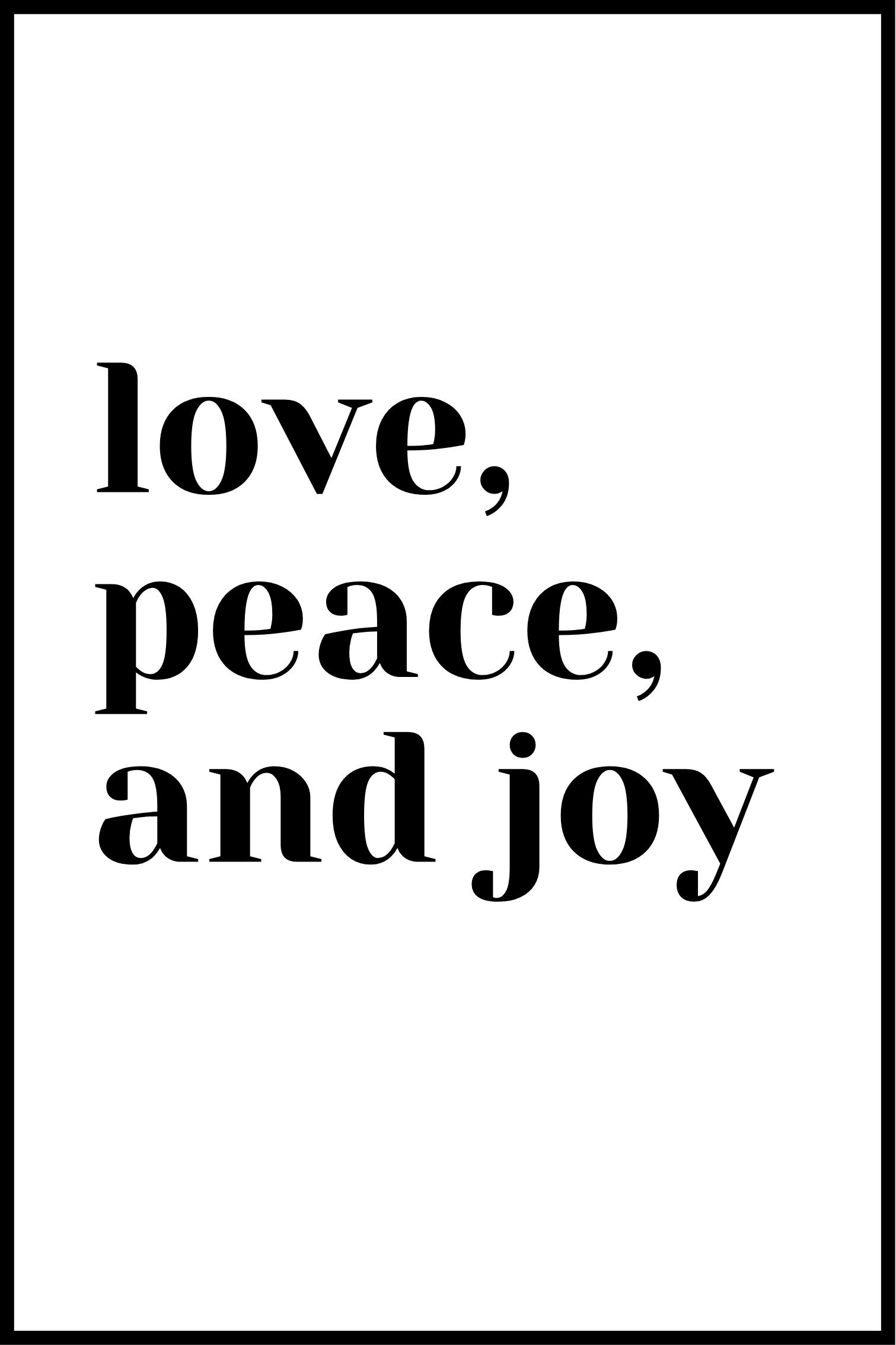 love peace plakat