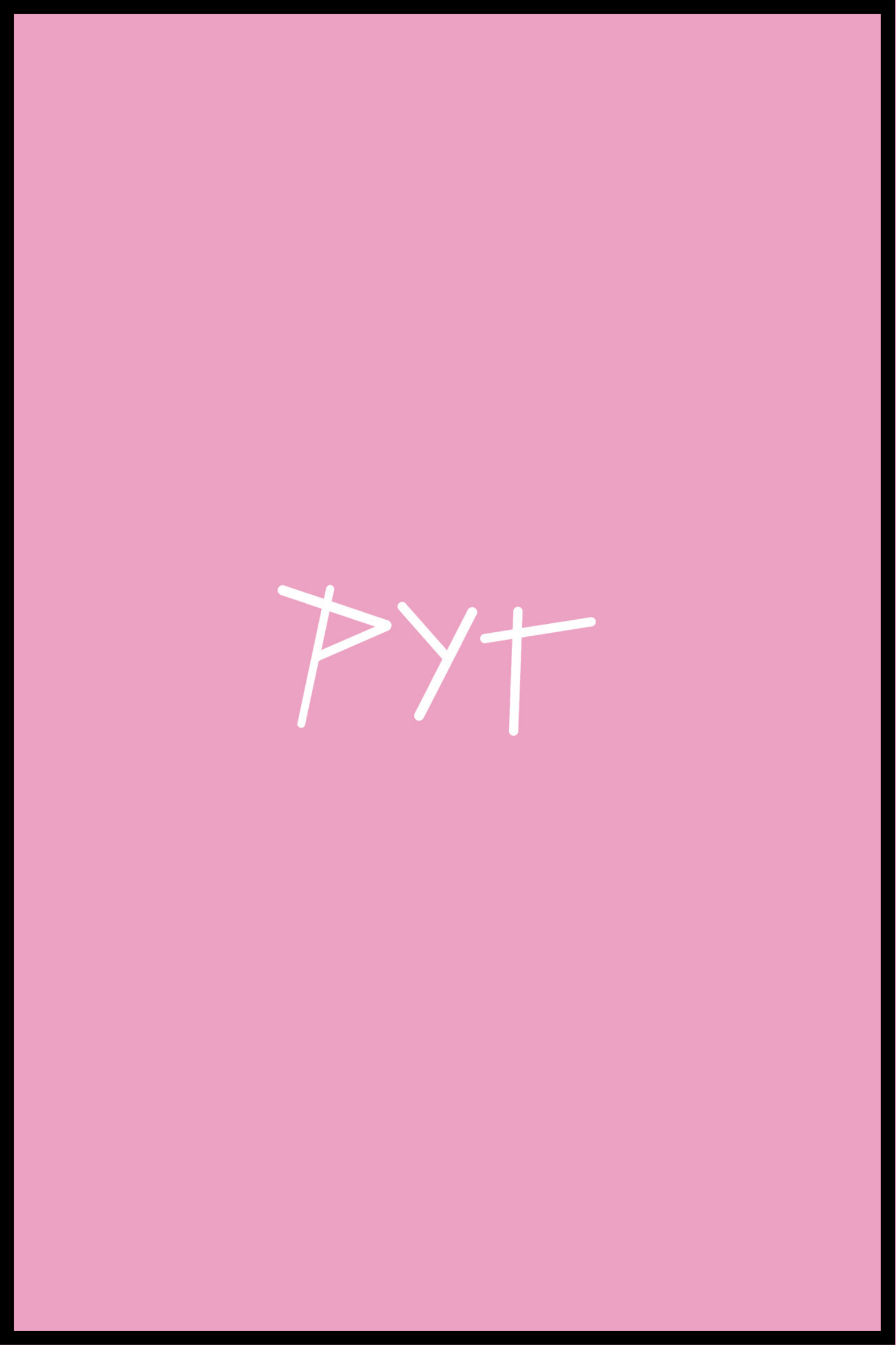 pyt-pink plakat