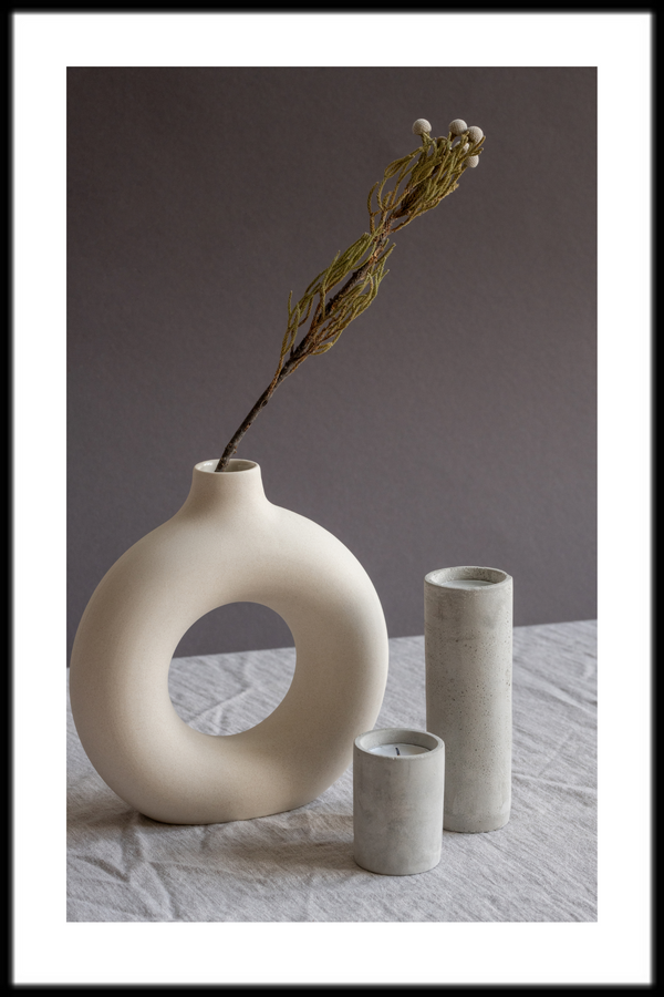 Minimalistisk stil plakat