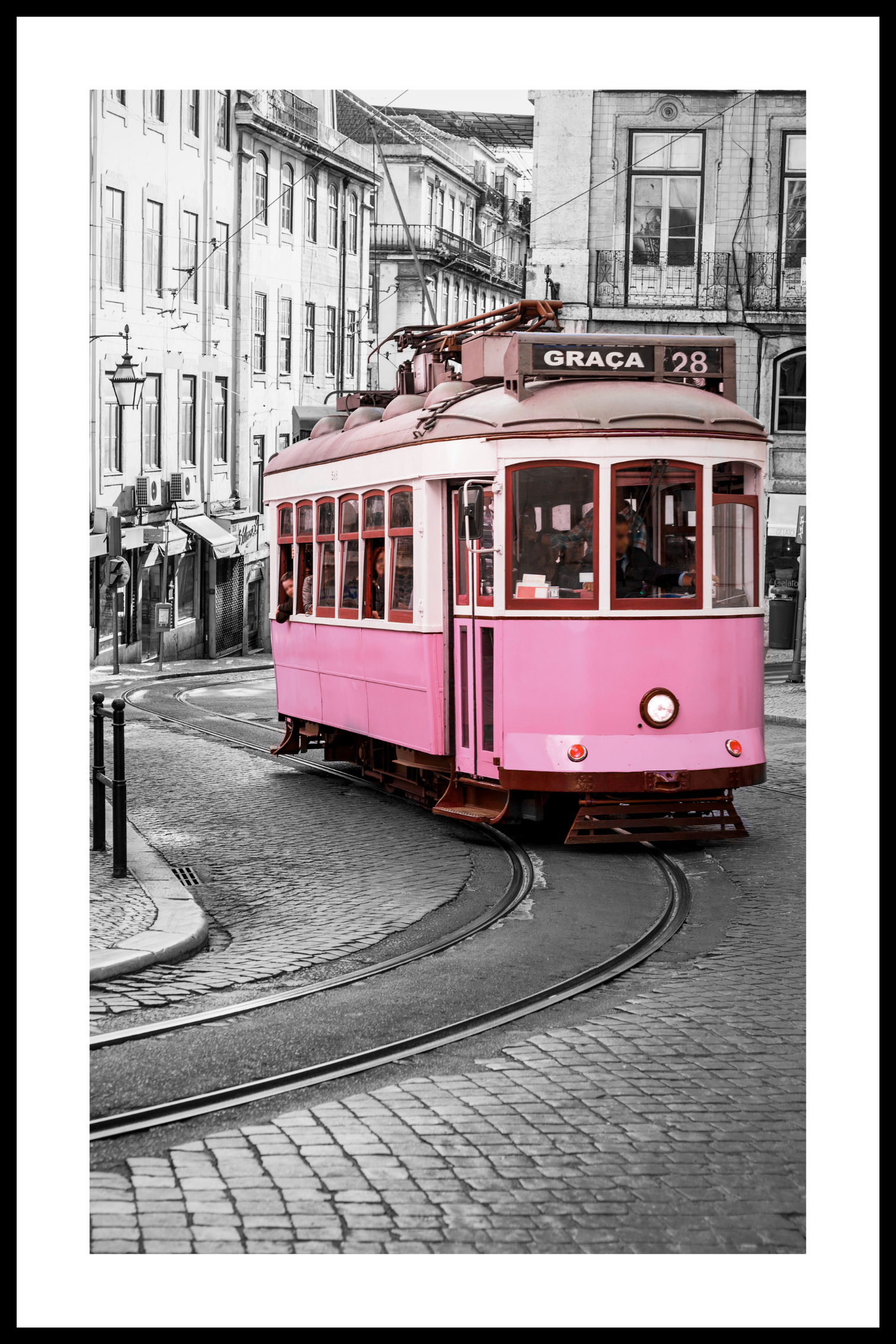 Pink tram plakat