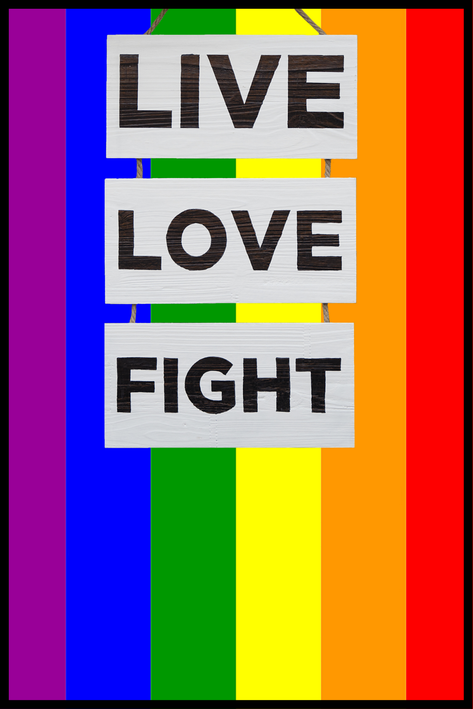Live love fight plakat