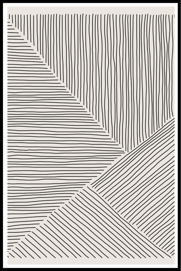 minimalistic lines no. 2 plakat