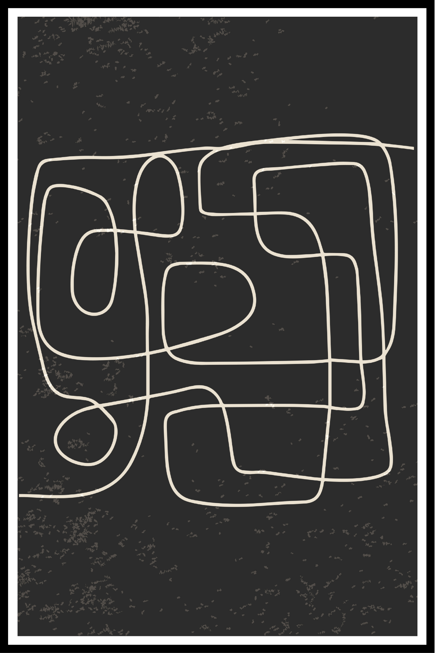 abstract lines no. 1 plakat