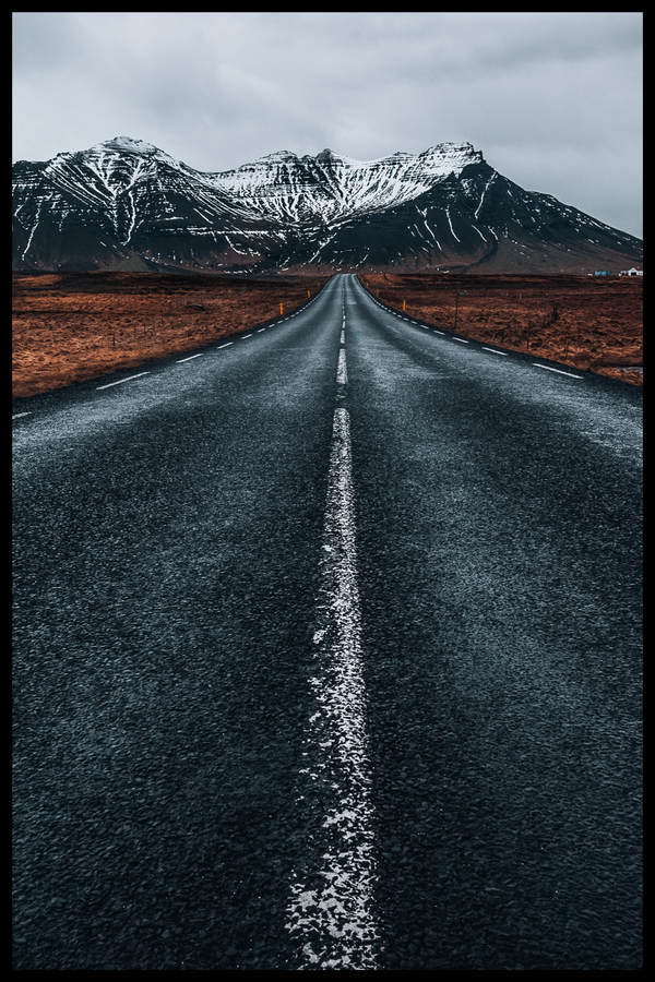 Road iceland plakat