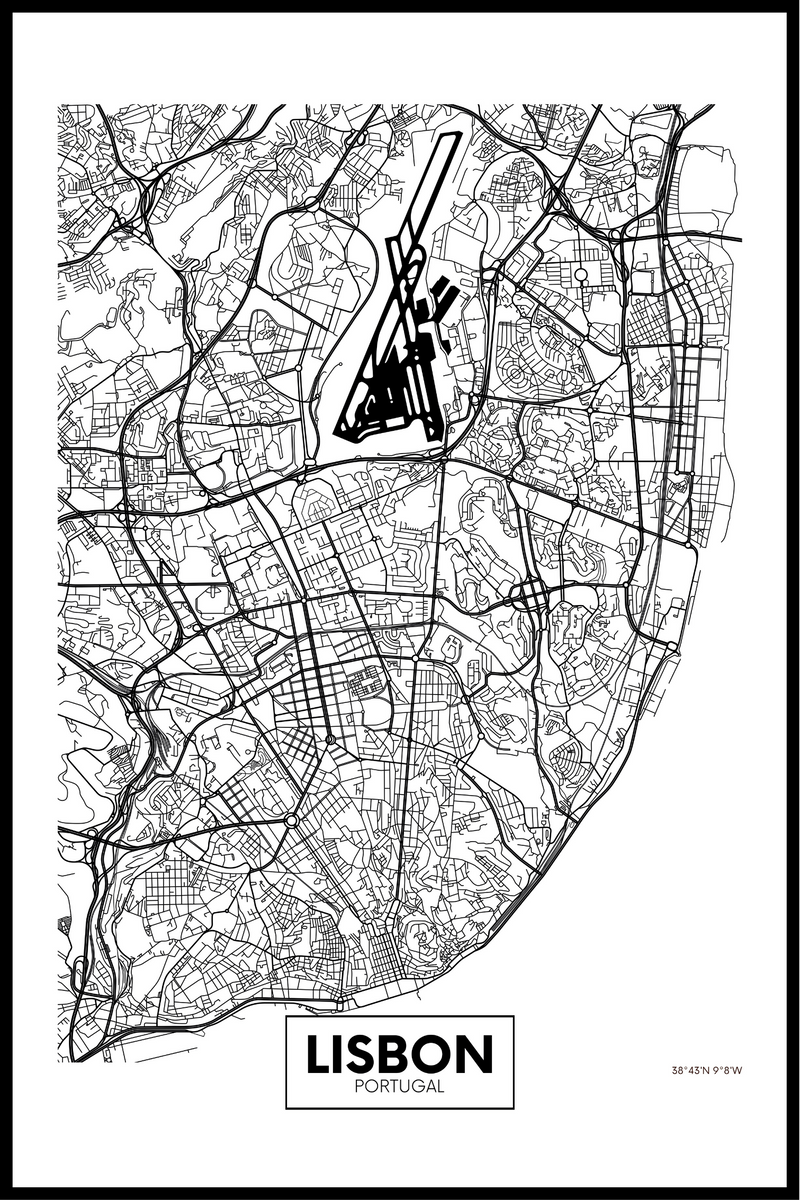 Lisabon Plakat