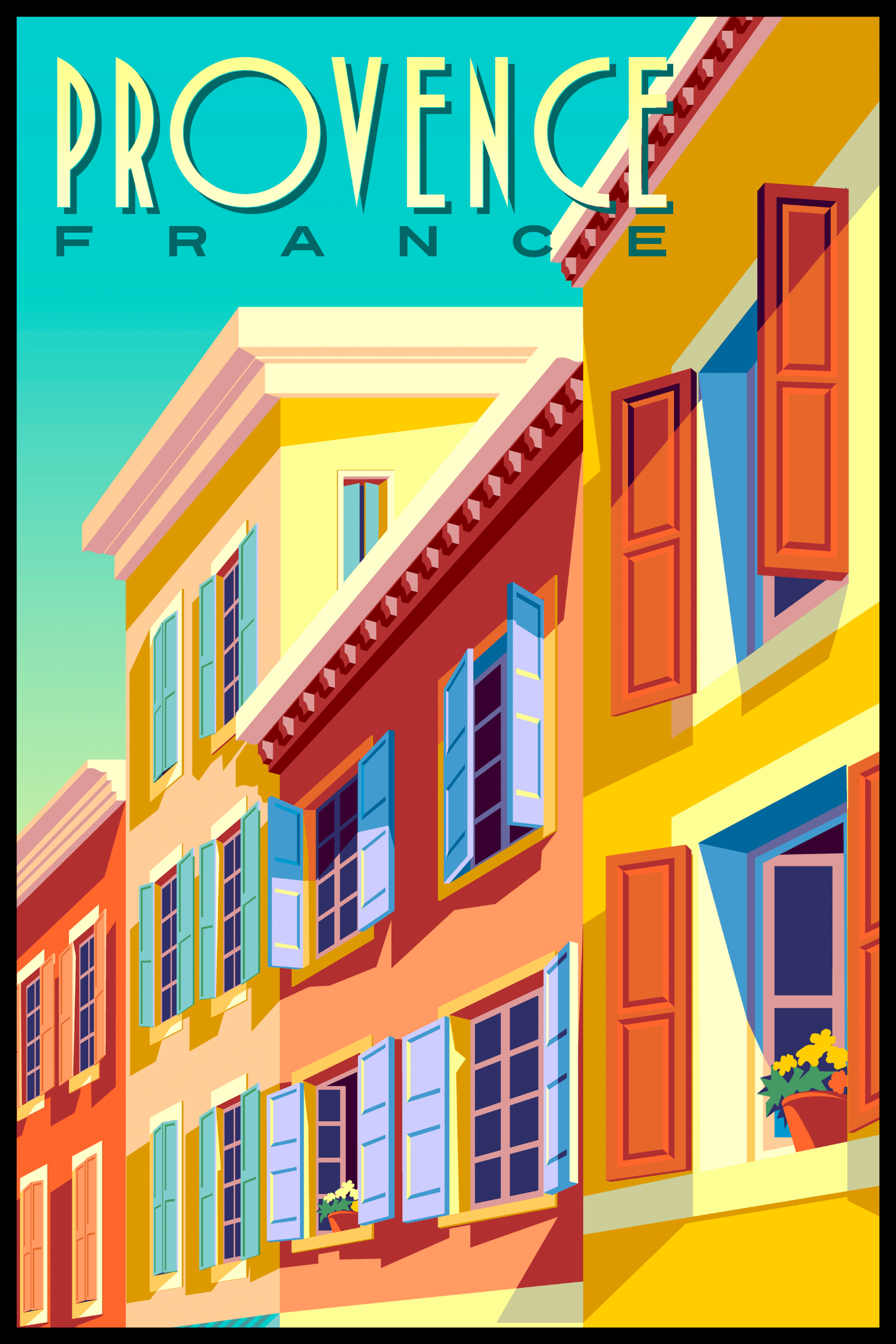 Provence plakat