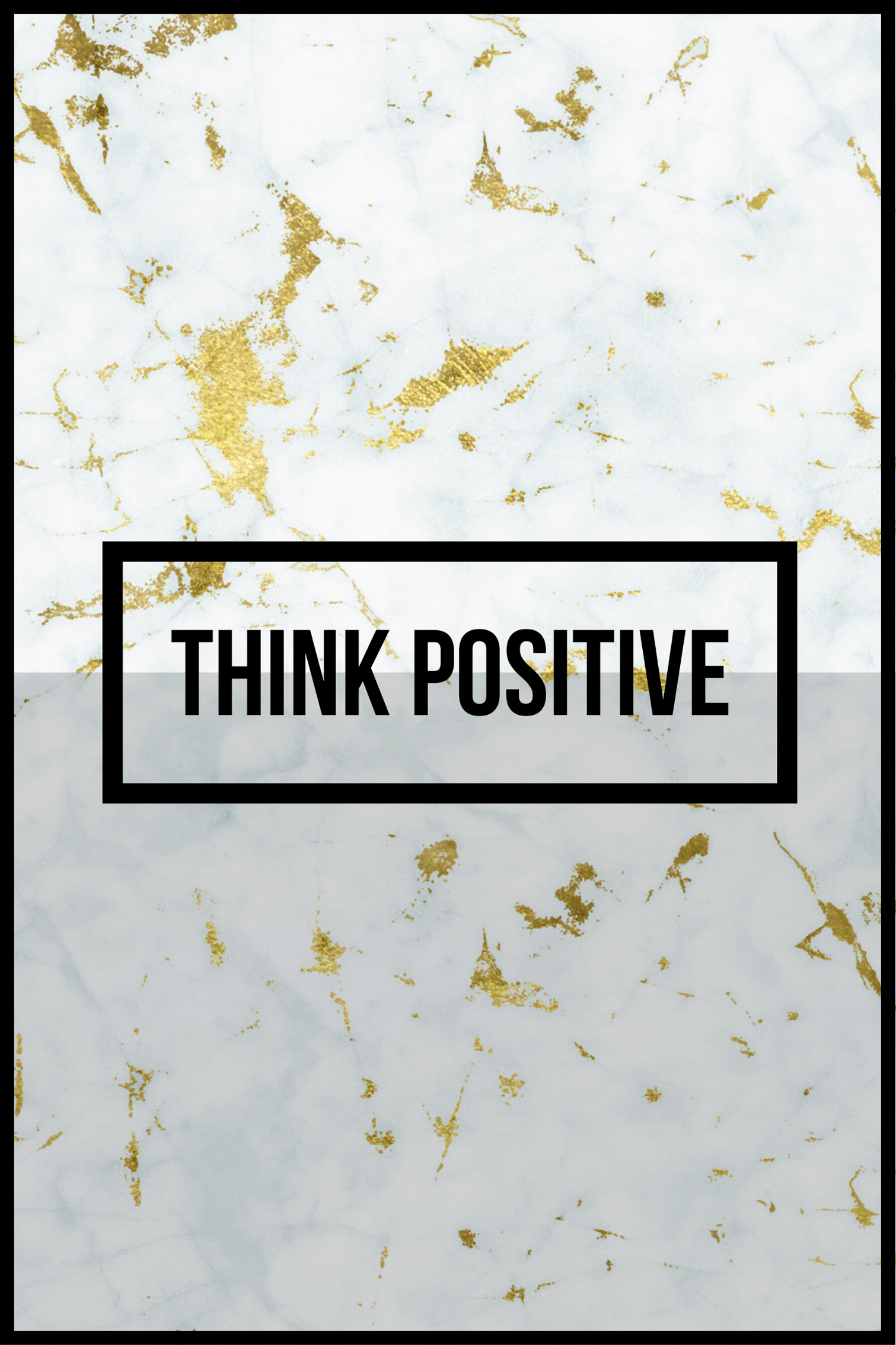 think positive plakat