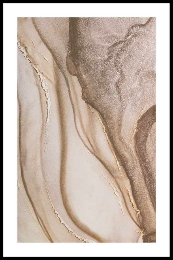 Guld fluid plakat