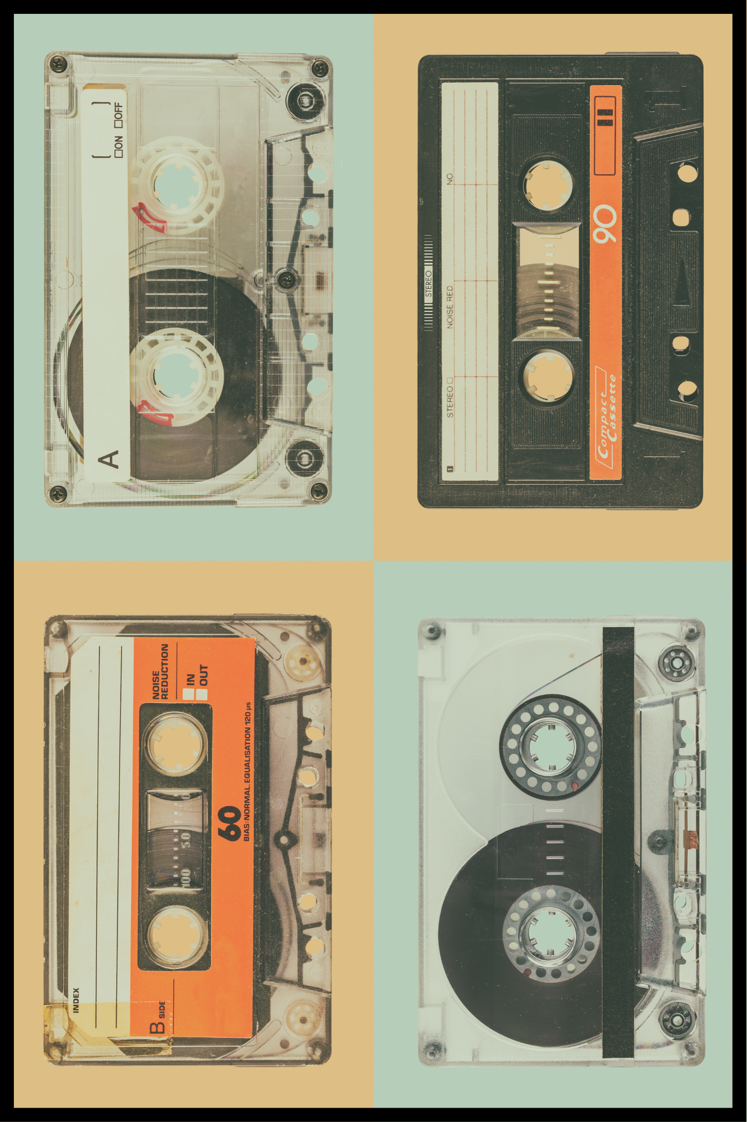 retro kassettebånd plakat 2