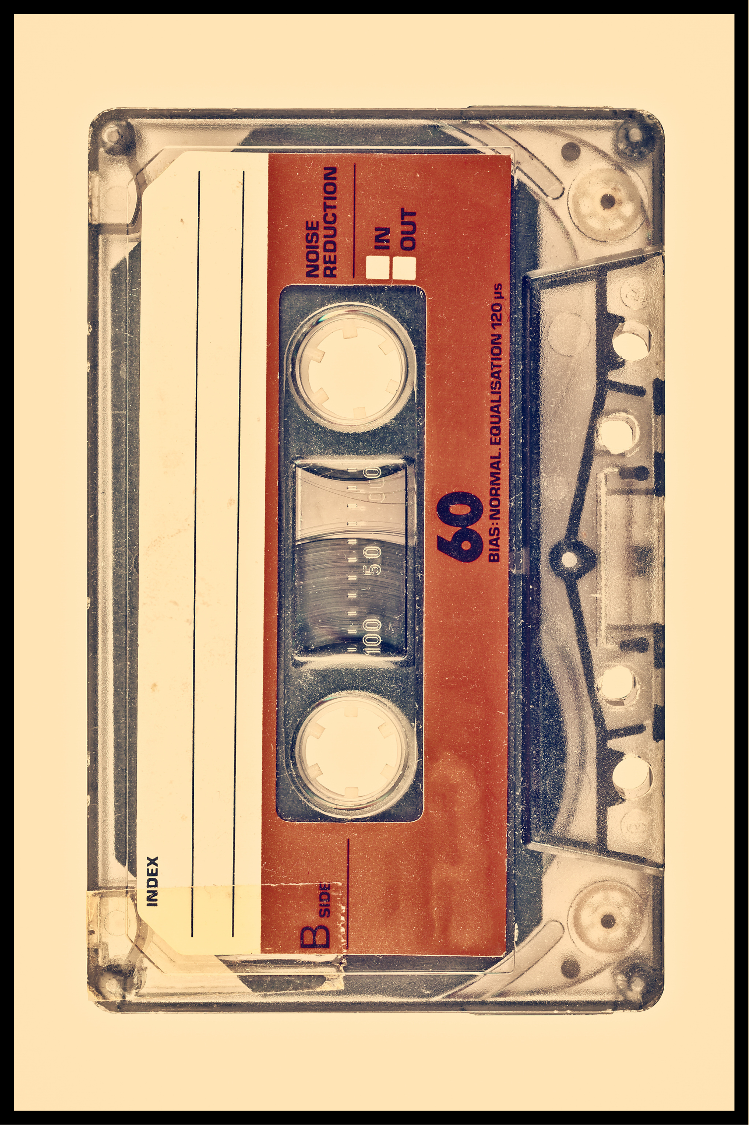 retro kassettebånd plakat