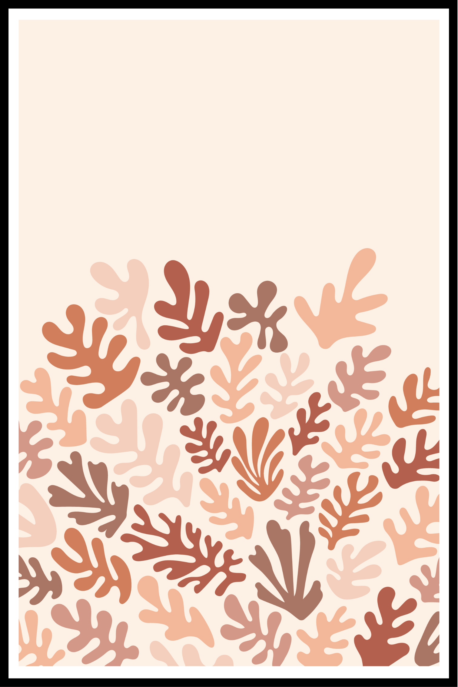 Pink corals plakat
