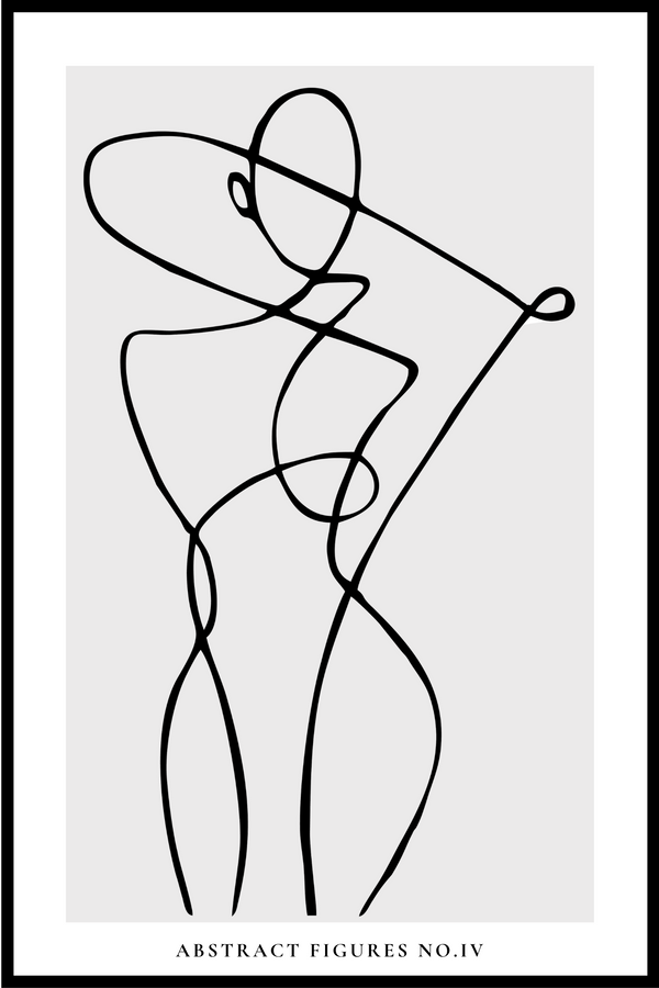 Abstract Figures no.IV plakat