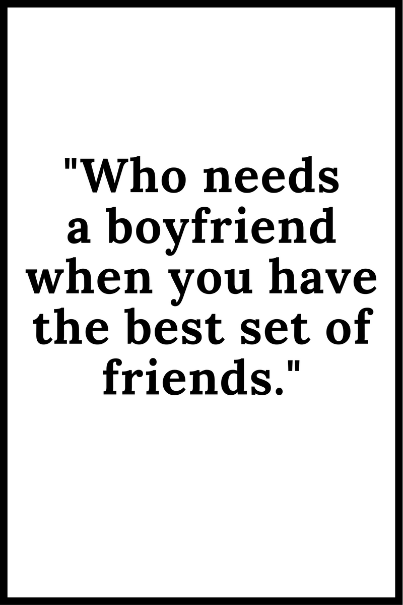 who needs a boyfriend plakat