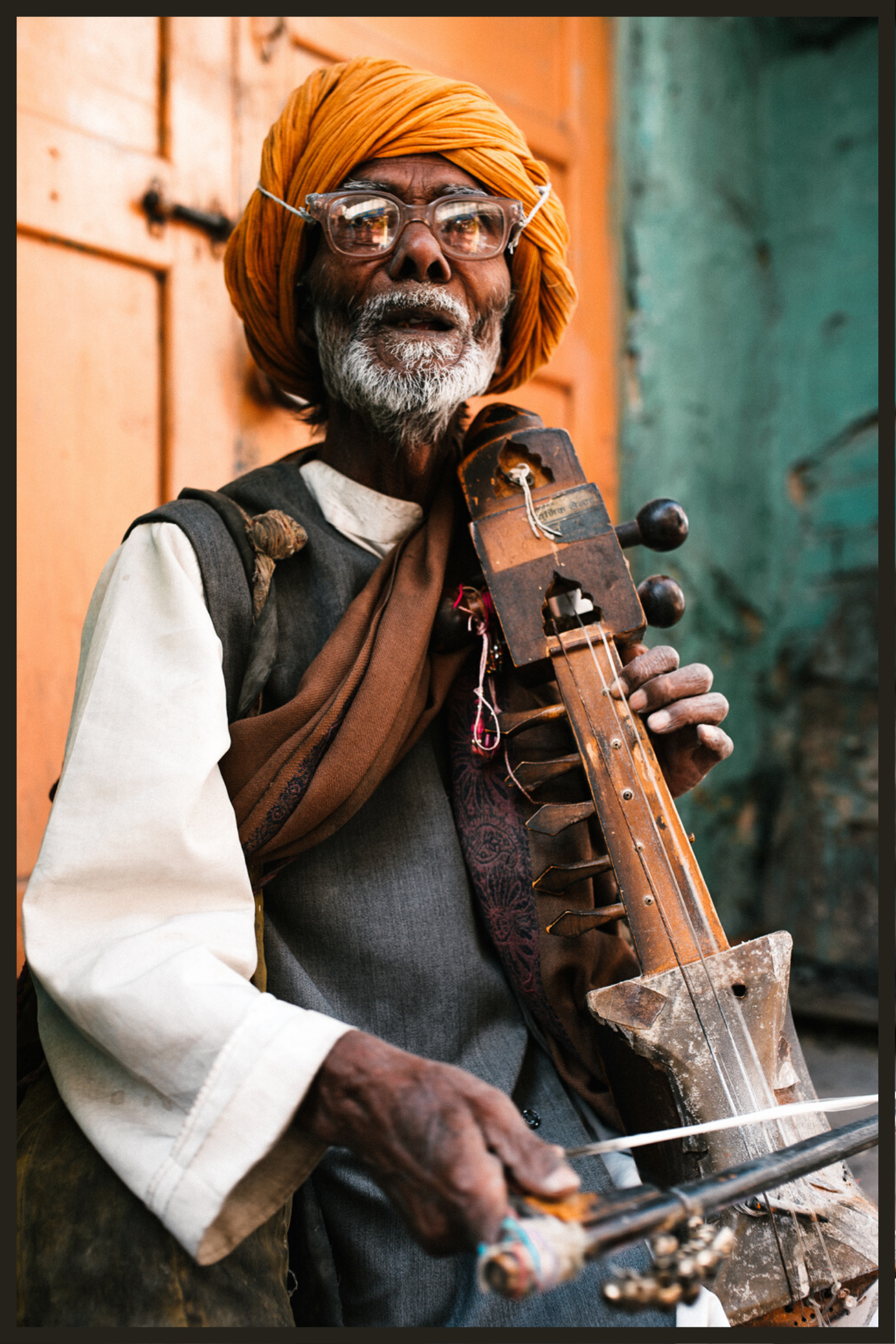 Indisk Musiker plakat