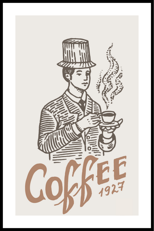 coffee 1927 plakat