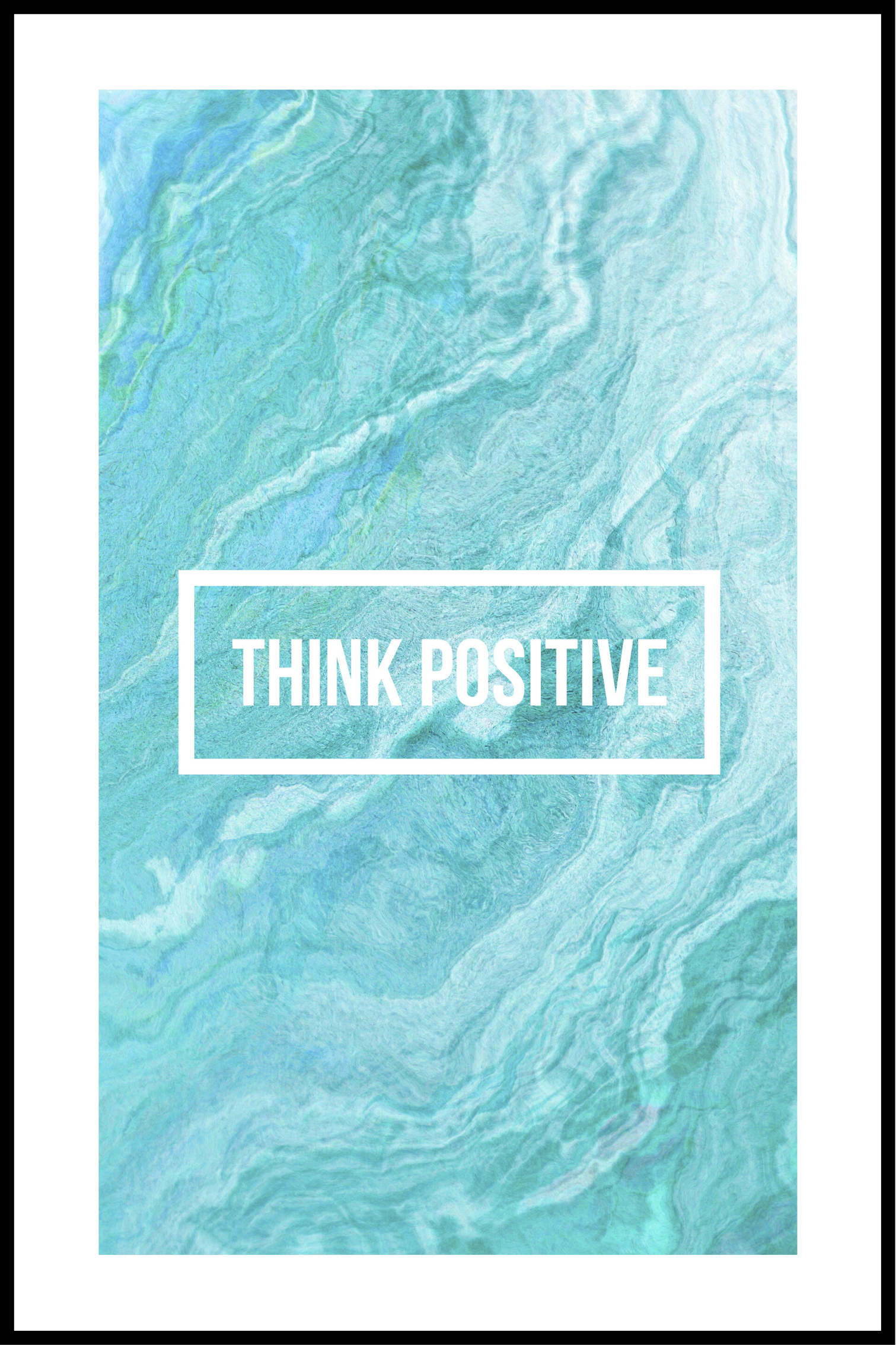 think positive plakat 2