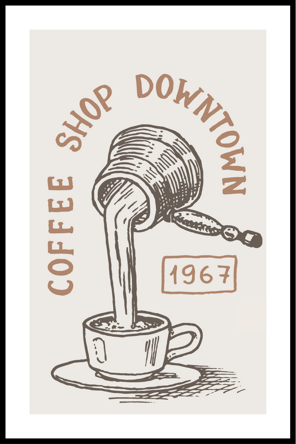 Coffeeshop plakat