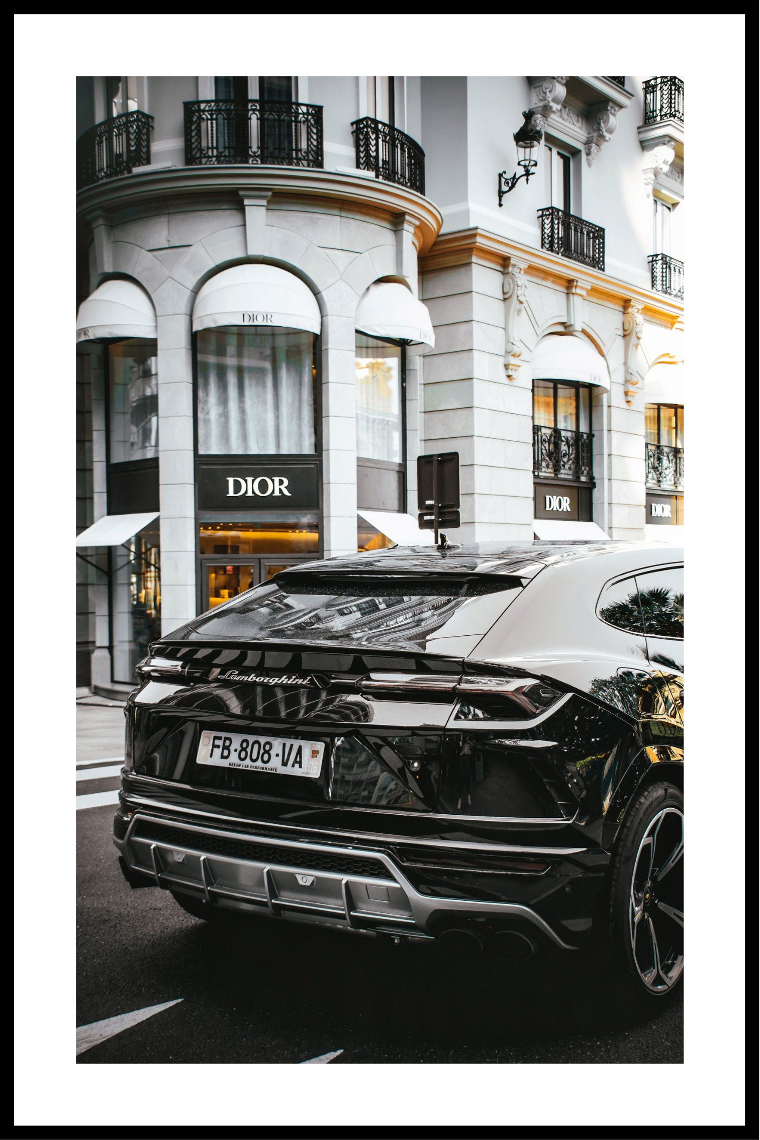 Lamborghini X Dior plakat