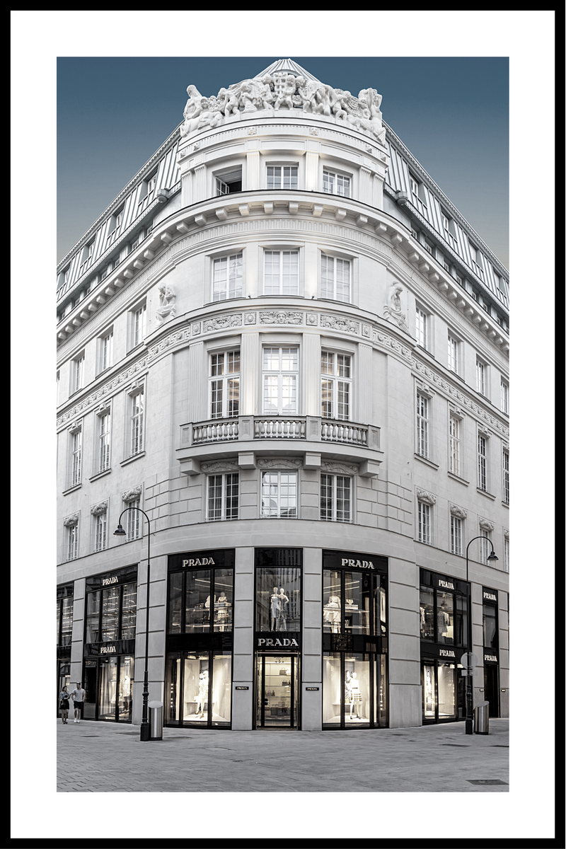 Prada store Vienna plakat