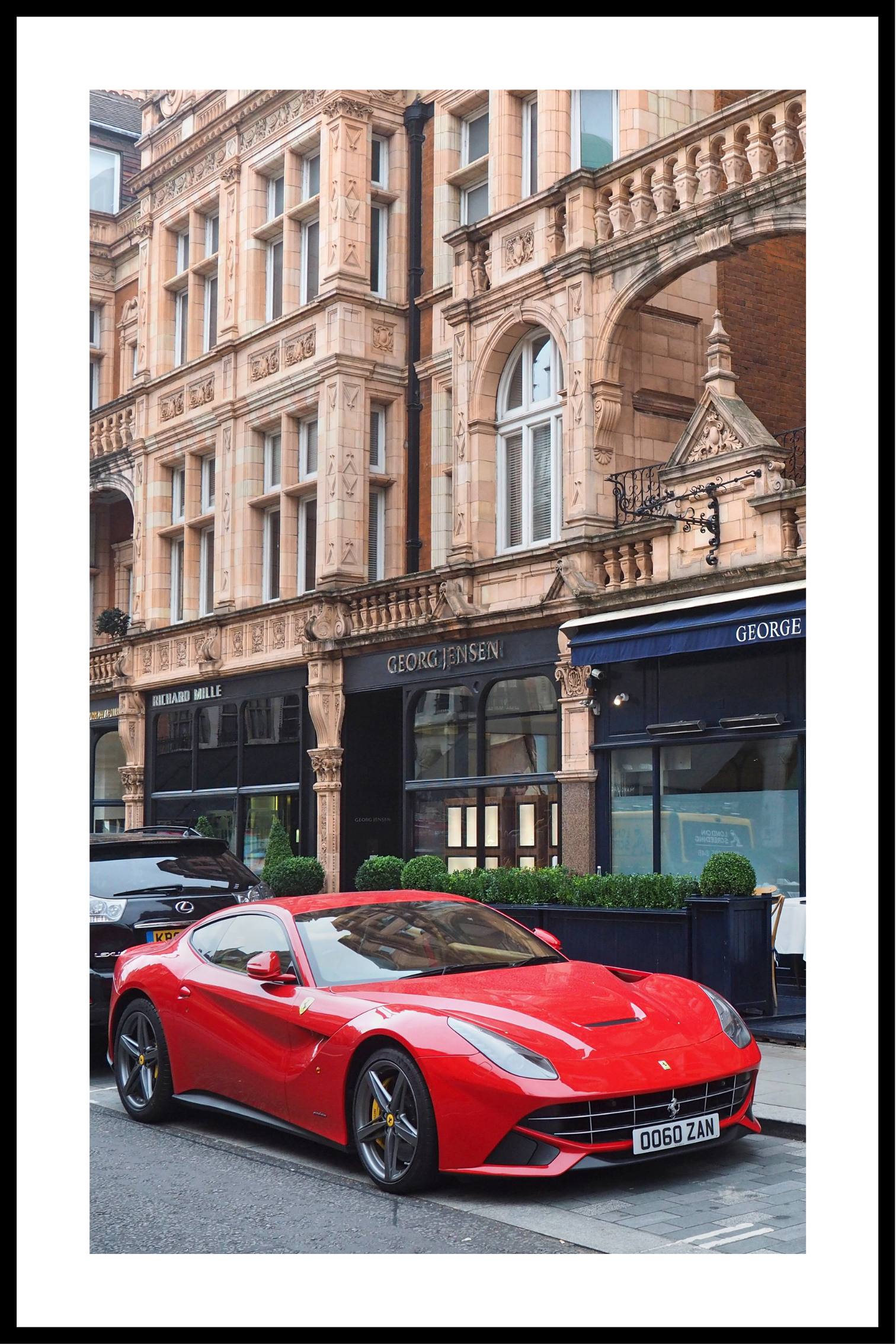 Red Ferrari plakat