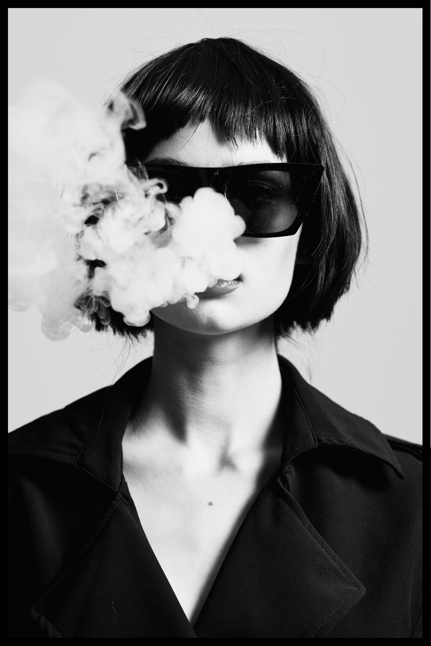 Kvinde der ryger plakat