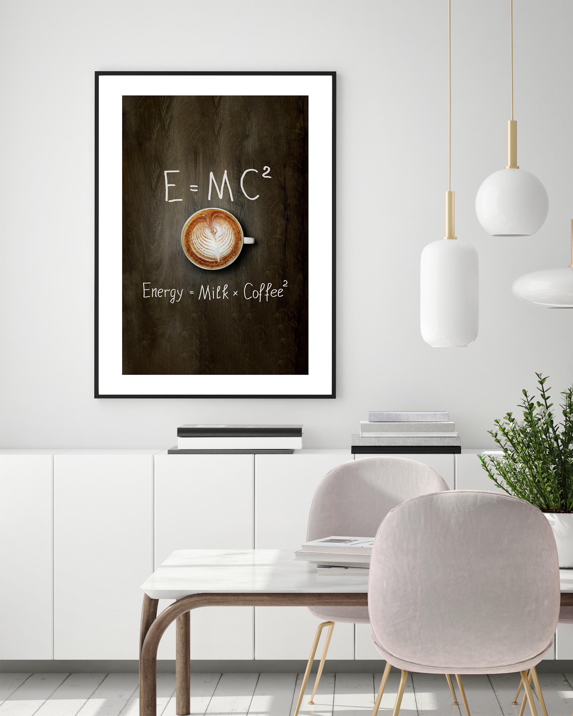 energi og kaffe Plakat