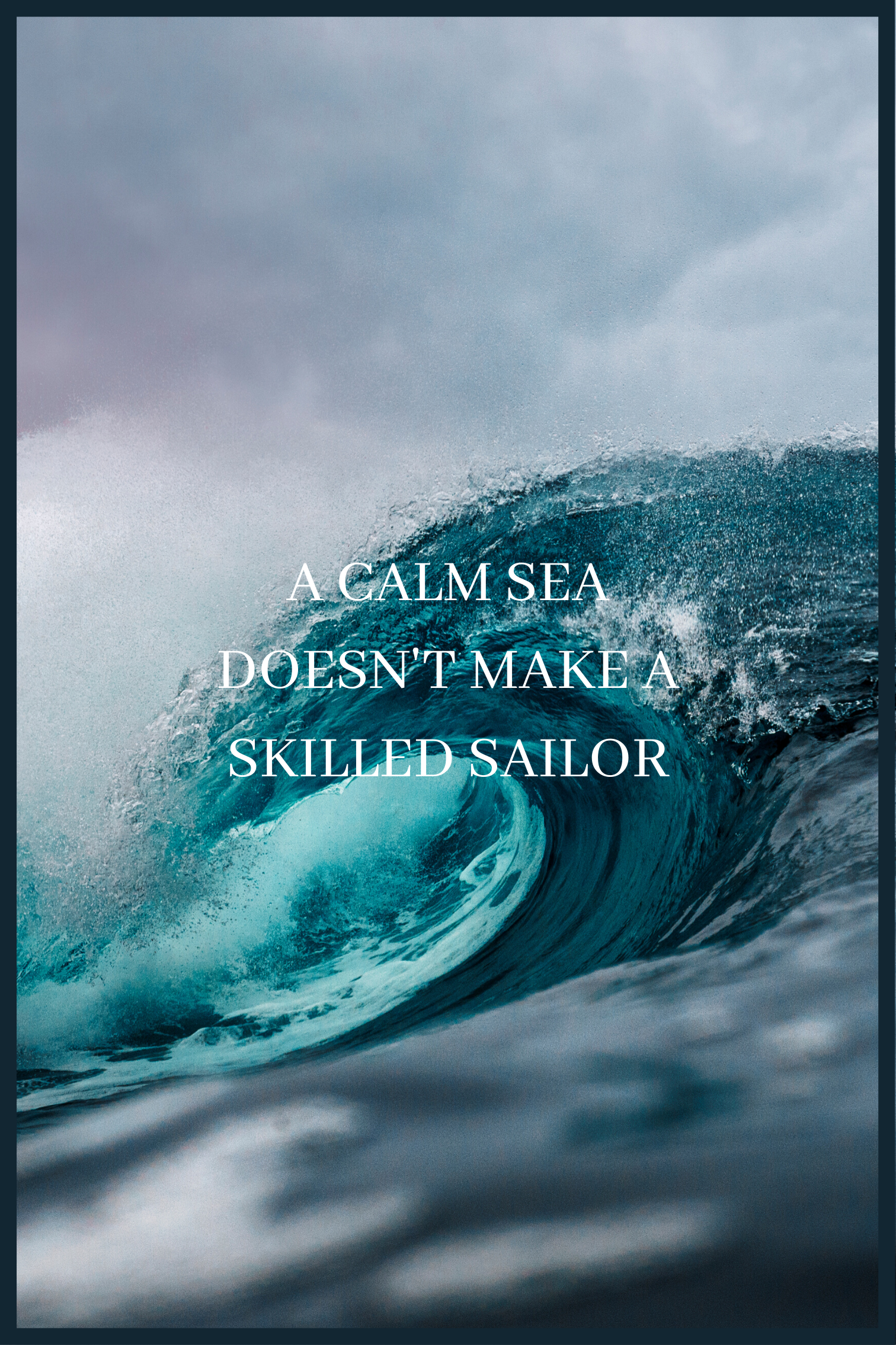 A skilled sailor plakat