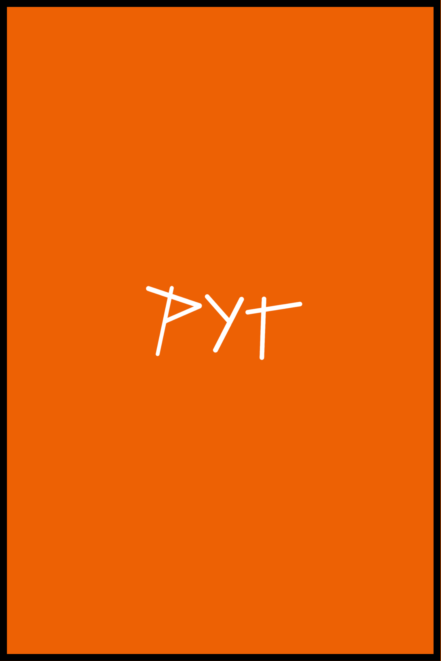 pyt-orange plakat
