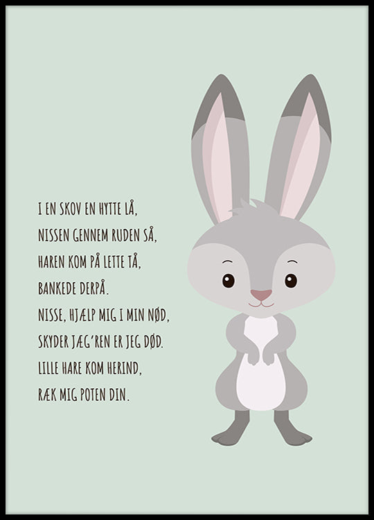 Den Lille Hare børneplakat