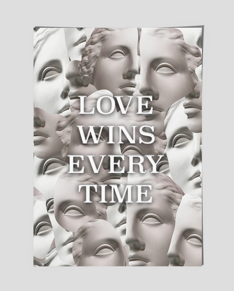 Love wins premium plakat