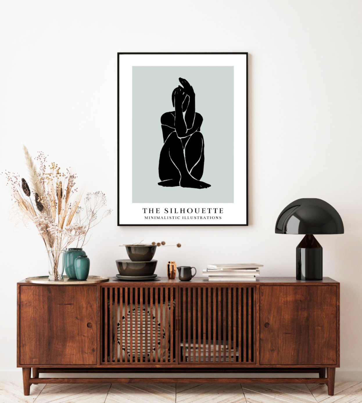 The silhouette plakat