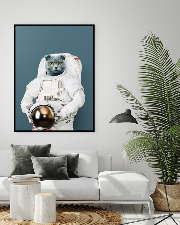 Astronaut Kat plakat