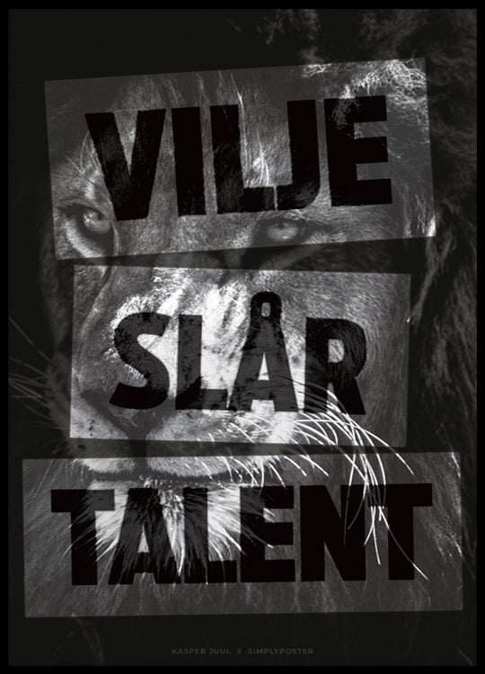 Kasper Juul Vilje Slår Talent plakat